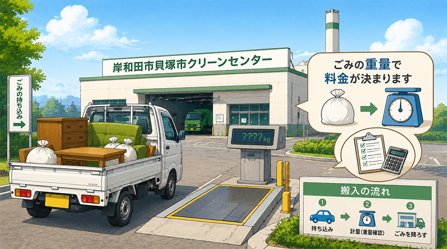 岸和田市貝塚市クリーンセンターの料金・処理手数料