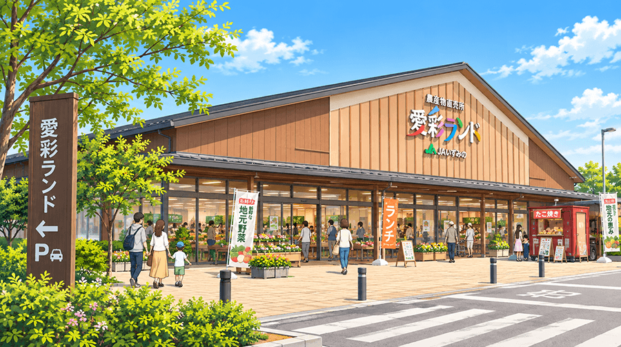 岸和田市内 路線バス1日無料デーで行ける「愛彩ランド」