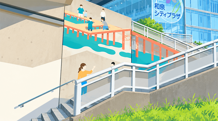 「岸和田市内 路線バス1日無料デー(第2弾)」で和泉市をアート探索