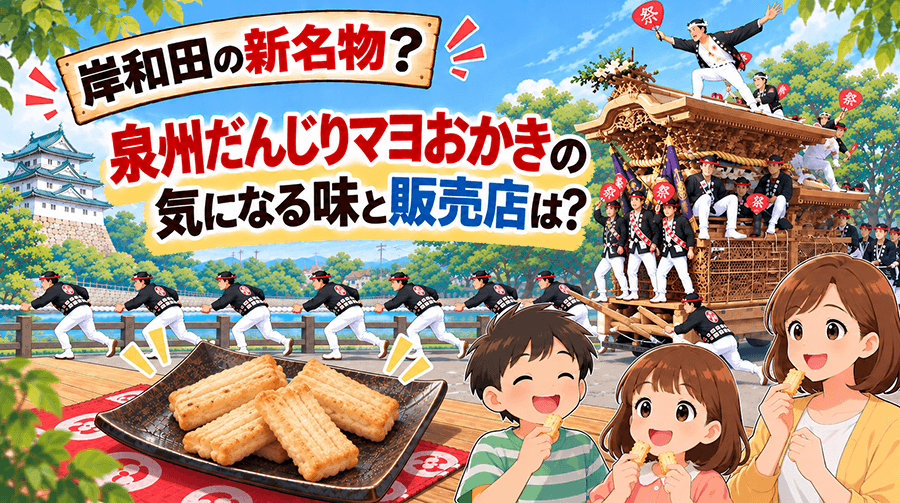 岸和田の新名物？泉州だんじりマヨおかきの気になる味と販売店は？