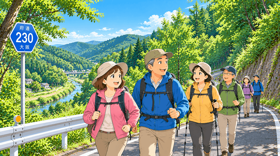 岸和田市が開催する「春木川WALK」