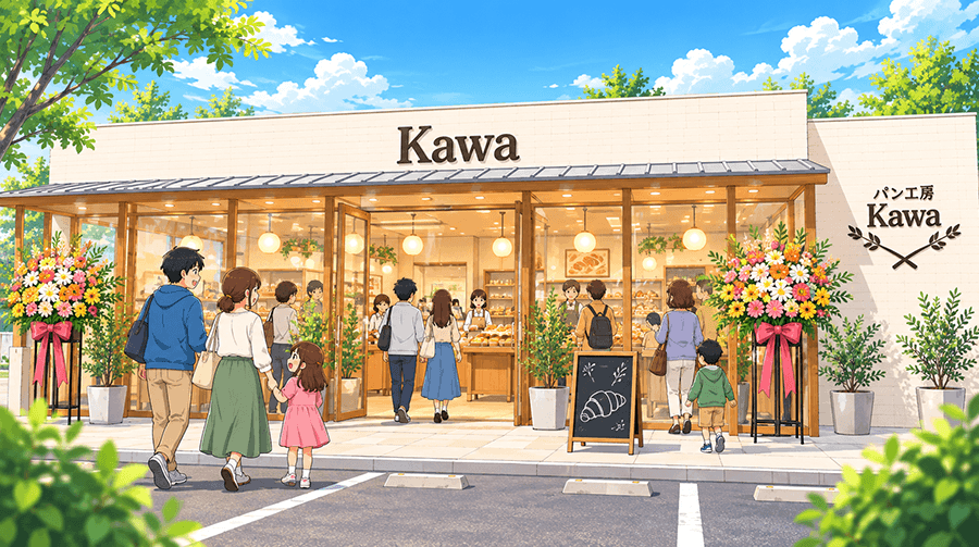 新しく生まれかわるパン工房 KAWA 岸和田和泉店へ!