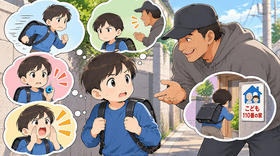 実際に声かけの被害にあった時にするべきこと