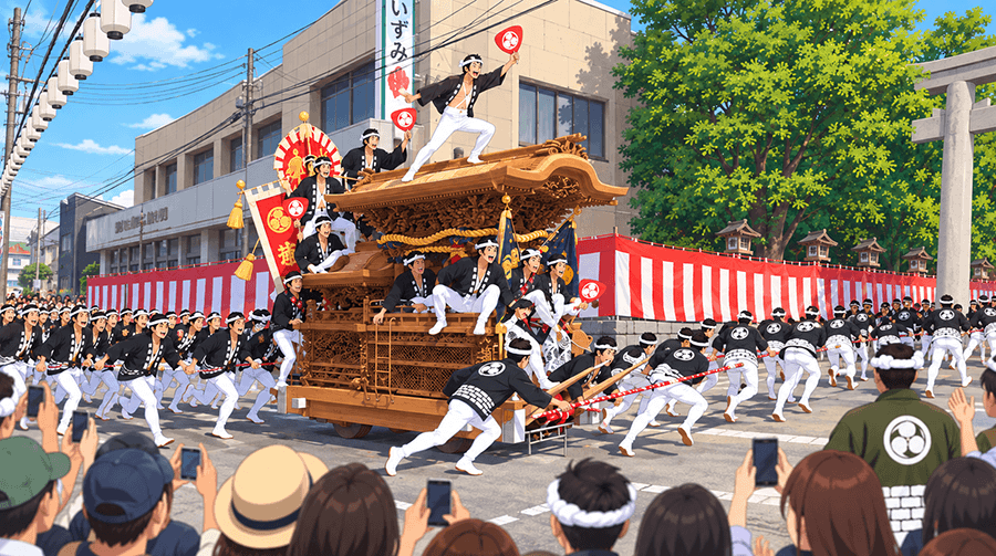 令和8年度 岸和田だんじり祭のパレード・宮入の順番【春木地区】