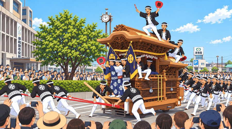 令和8年度 岸和田だんじり祭のパレード・宮入の順番【岸和田地区】