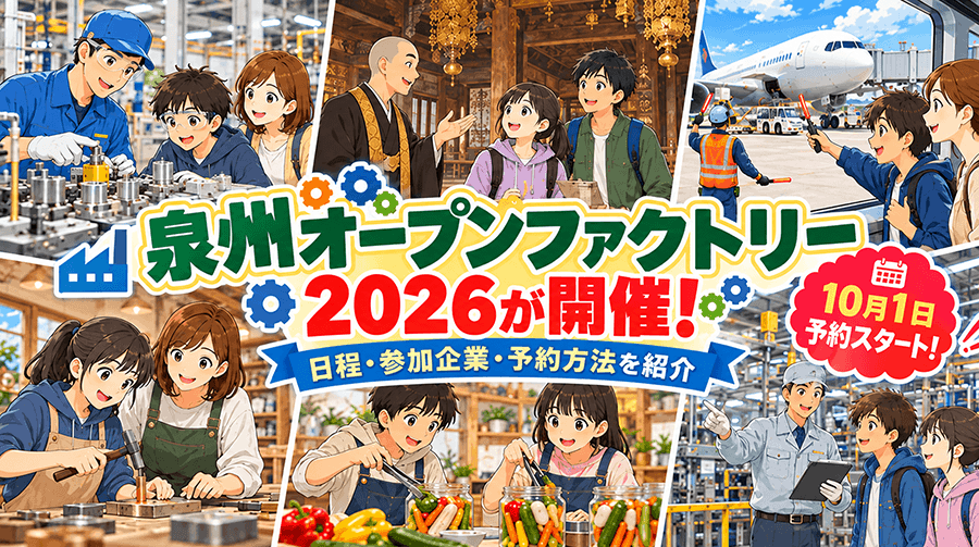泉州オープンファクトリー2026が開催！日程・参加企業・予約方法を紹介