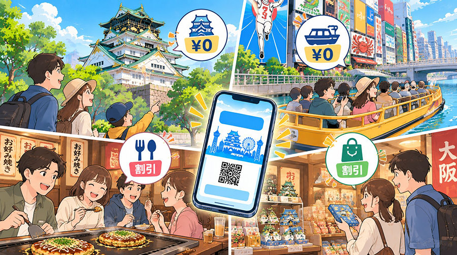 スルッとKANSAI 大阪周遊パス 関西空港版で利用できる特典