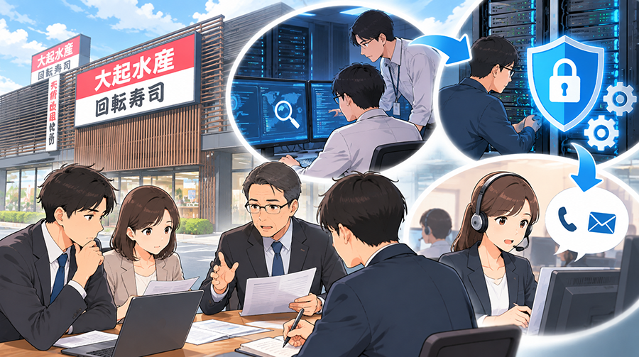 大起水産は情報漏えいについてどのように対応している？