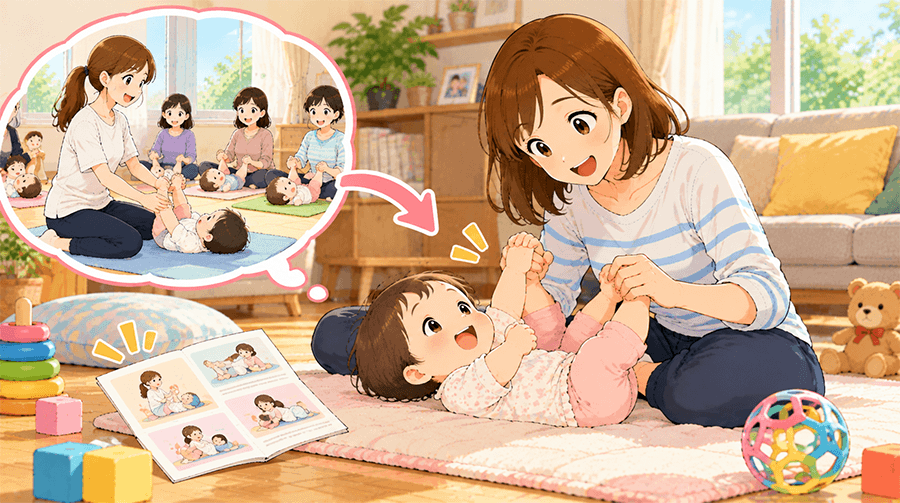 ファストレを赤ちゃんとの運動遊びを楽しむきっかけに