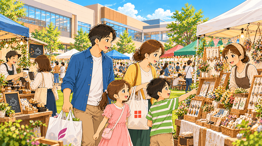 そよら東岸和田での買い物とあわせてマルシェを楽しもう
