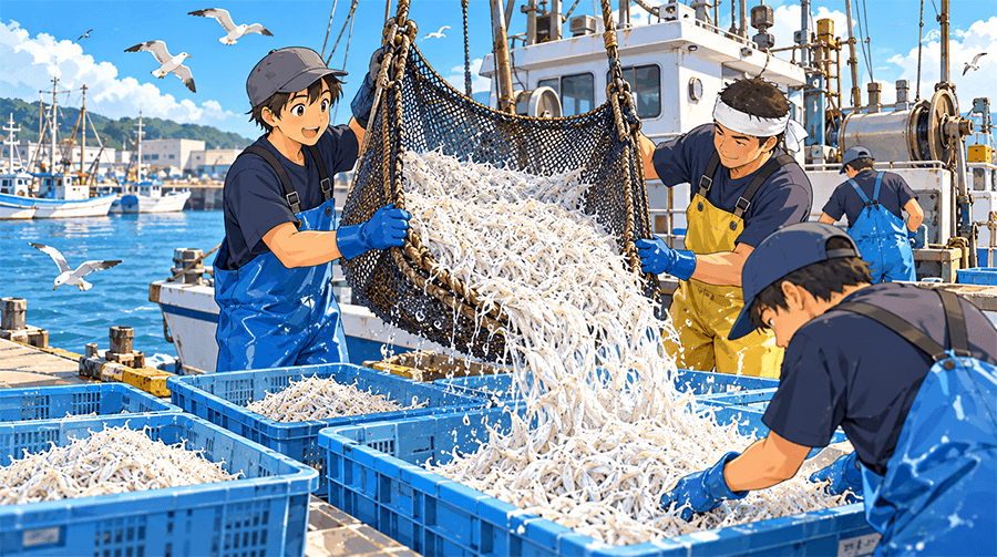 岸和田漁港のシラスは味と特徴
