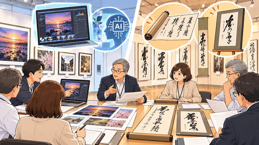 2027年の岸和田市の市展で変更される可能性がある作品規格