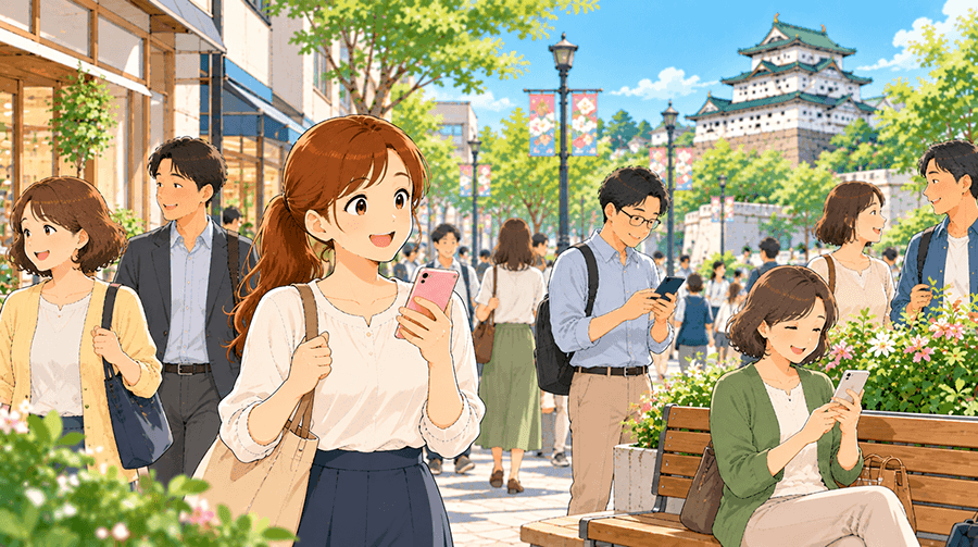 スマホサポーターはスマホの知識で地域の人を支援する取り組みです